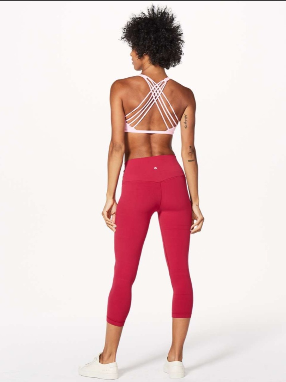Lululemon Align Crop *21" Ruby Red Size 8